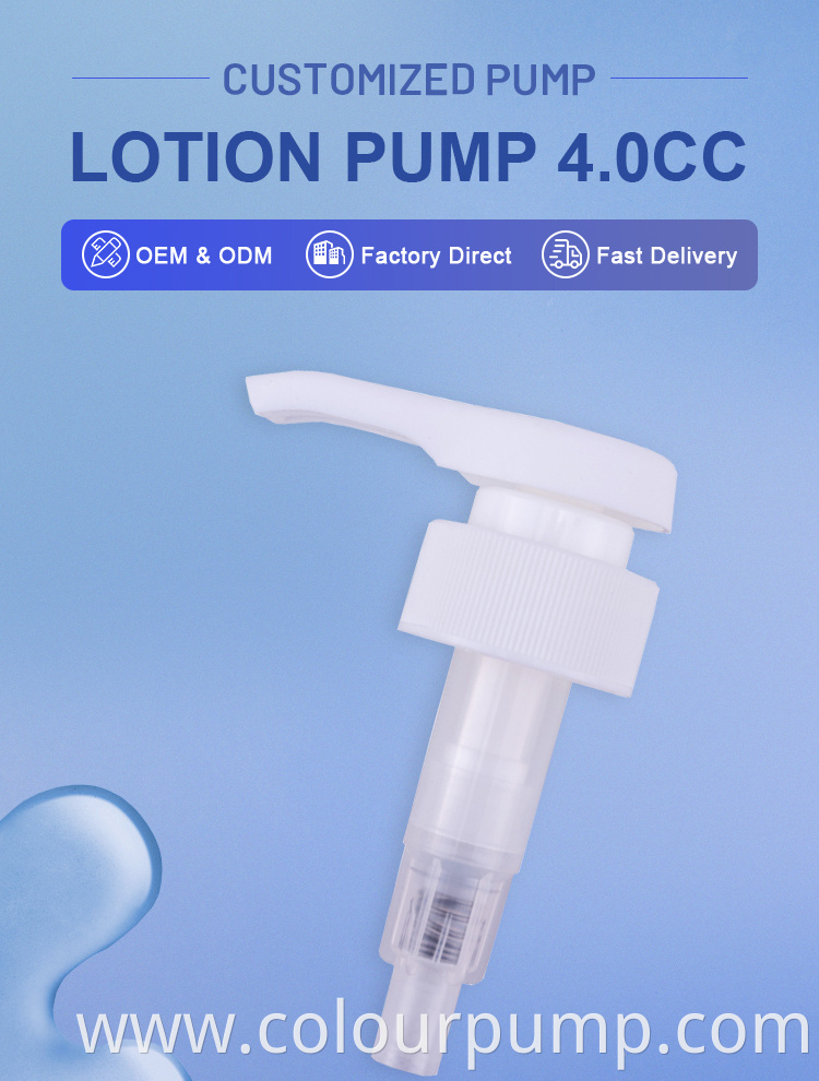 Factory Price Plastic Hand Lotion Pump Customized Black Lotion Pump